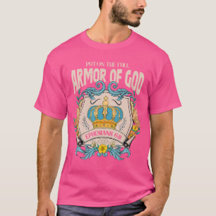 Armour Of God Christian Jesus Christ Faith King Me T-Shirt