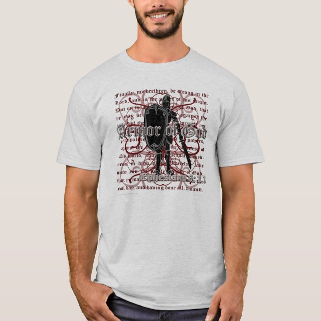 Armour of God Christian T-Shirts (Front)