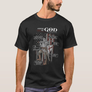 Armour Of God Ephesians 6 10 18 Bible Verse T-Shirt