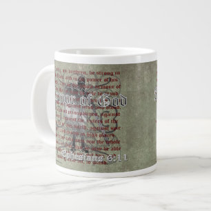 Armour of God, Ephesians 6:10-18, Christian Large Coffee Mug