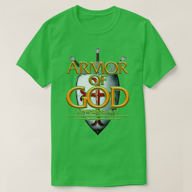 Armour Of God Ephesians T-Shirt (Design Front)