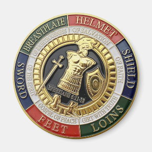 Armour of god helmet of salvation magnet