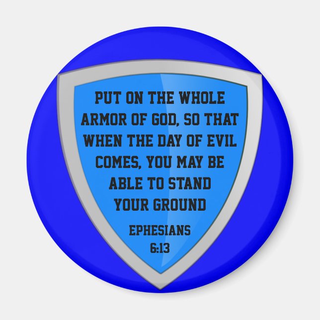 armour of God magnet (Front)