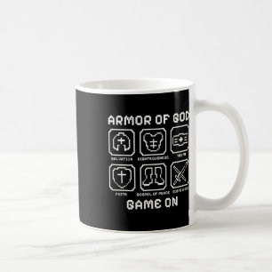 Armour Of God Pixel Faith Christian Video Game Gam Coffee Mug
