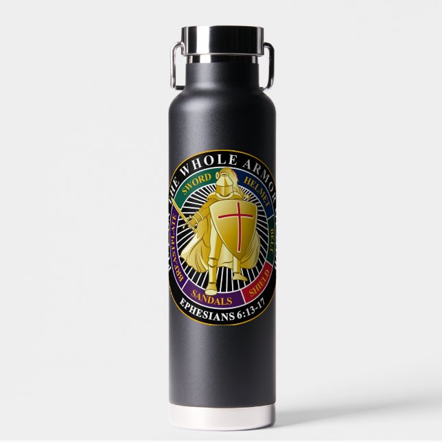 Armour of God Water Bottle (Front)