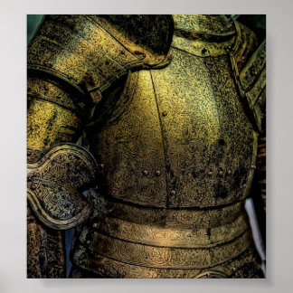 Armour of Mediaeval Knight Poster
