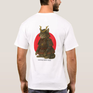 Armoured Cat Warrior Illustration T-Shirt