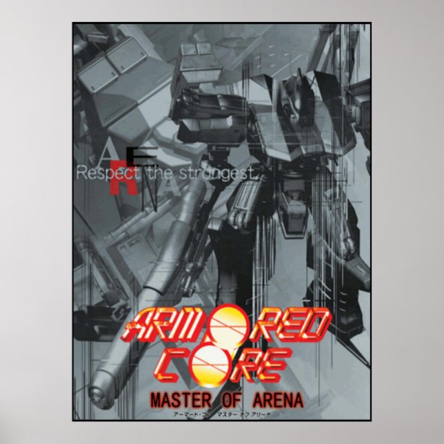 Armoured Core Master of the Arena artwork Poster (Front)