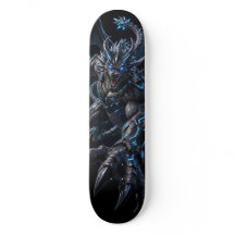 Armoured Cyber Dragon Claw Deck - 3D Black Blue 