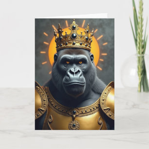 Armoured King Birthday Card