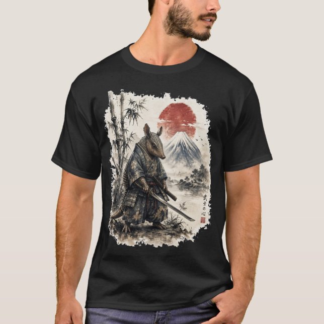 Armoured Samurai Amadillo T-Shirt (Front)
