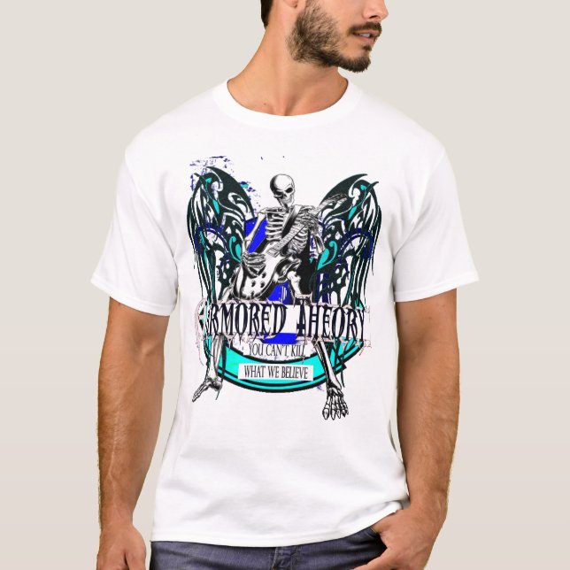Armoured Theory Epic (So Metal) White T T-Shirt (Front)