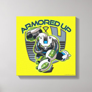 Armoured Up - Omni-Kix Slapback Canvas Print