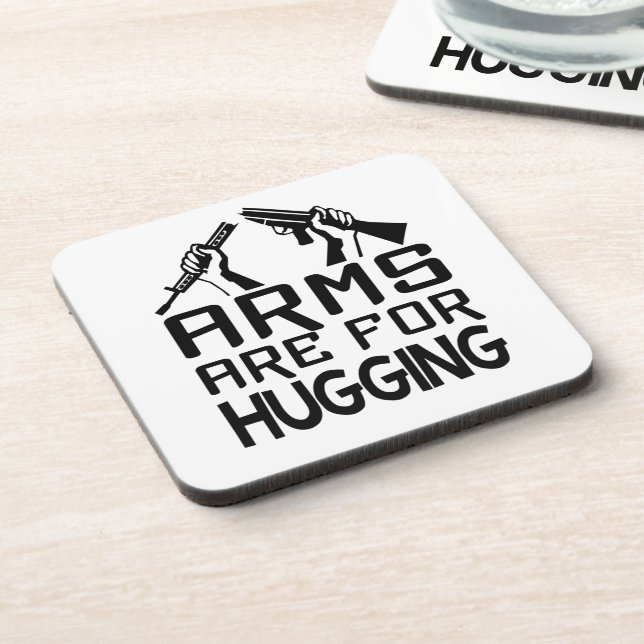 Arms Are For Hugging custom coasters (Left Side)