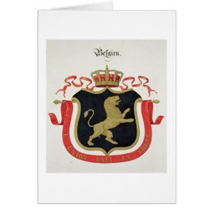 Arms of the Belgian Royal Family, from a collectio