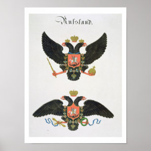 Arms the state of Imperial Russia, from a collecti Poster