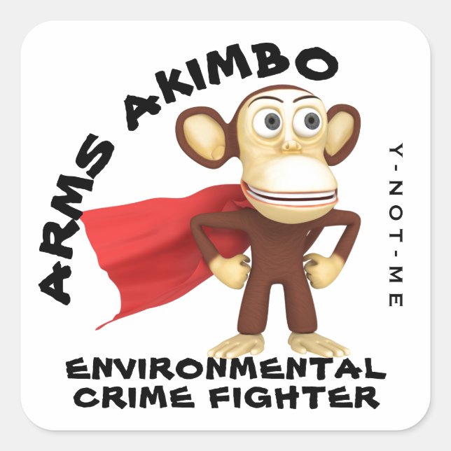ARMSAKIMBO 2 SQUARE STICKER (Front)