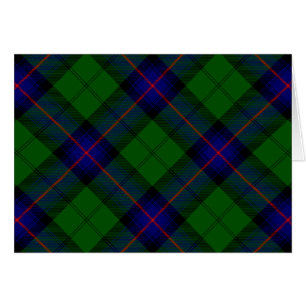 Armstrong clan tartan blue green plaid