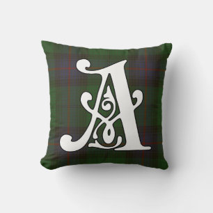 Armstrong Clan Tartan Monogram Cushion