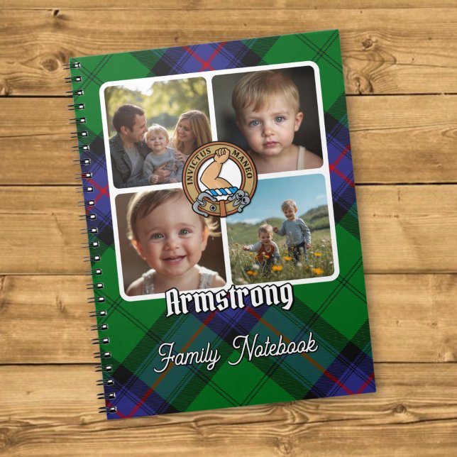 Armstrong Family Photo Collage Notebook (Creator Uploaded)