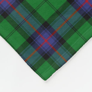 Armstrong Family Tartan Plaid Pattern Fleece Blanket