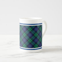 Armstrong Family Tartan Royal Blue and Green Plaid