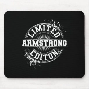 Armstrong Funny Surname Family Tree Birthday Reuni Mouse Pad