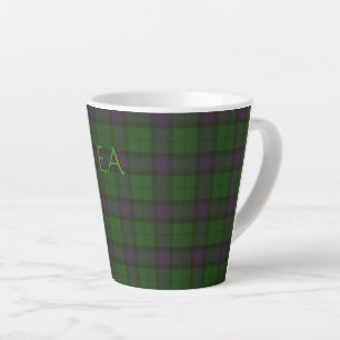 Armstrong Official Clan Tartan with your initials Latte Mug