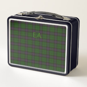 Armstrong Official Clan Tartan with your initials Metal Lunch Box