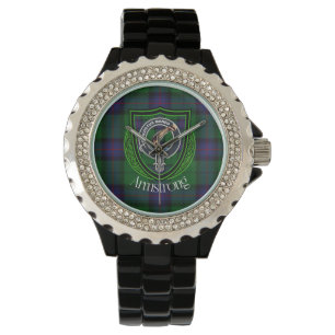 Armstrong Scottish Clan Tartan & Crest Watch