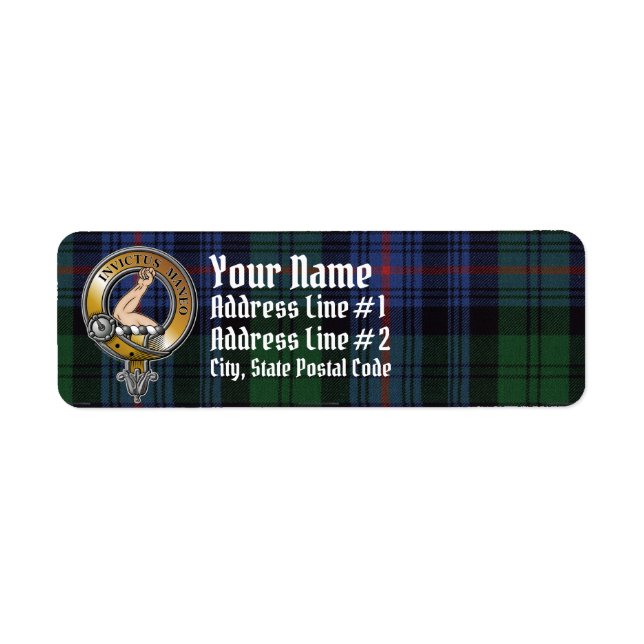 Armstrong Tartan & Badge (Front)