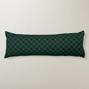 Armstrong tartan blue and green plaid body cushion