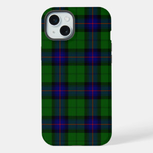 Armstrong tartan blue and green plaid iPhone 15 plus case