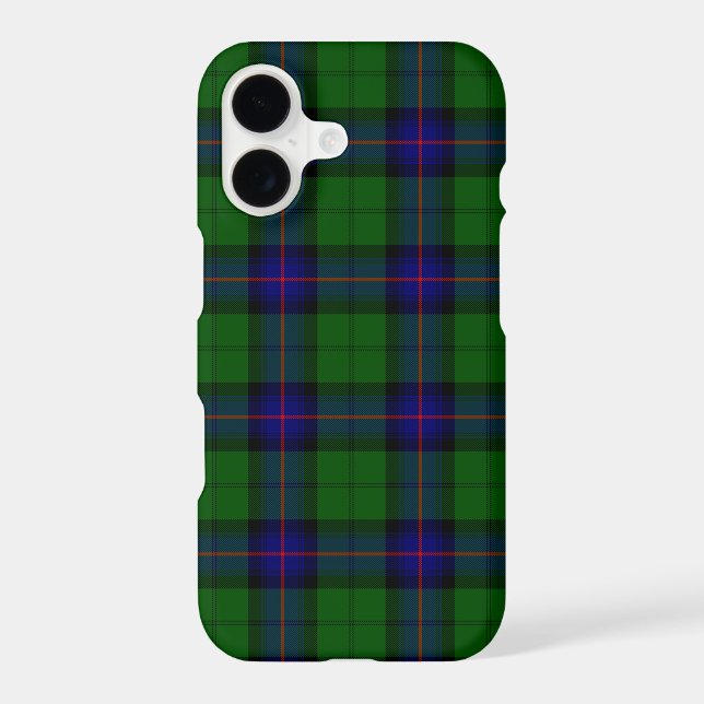 Armstrong tartan blue and green plaid iPhone case (Back)