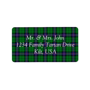 Armstrong Tartan Label