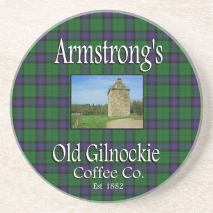 Armstrong's Old Gilnockie Coffee Co. Coaster