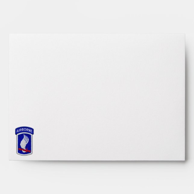 Army 173rd ABN Airborne Brigade veterans vets Envelope (Front)