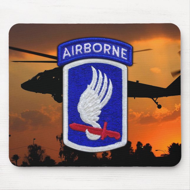 Army 173rd ABN BDE Airborne Brigade vets Mouse Pad (Front)
