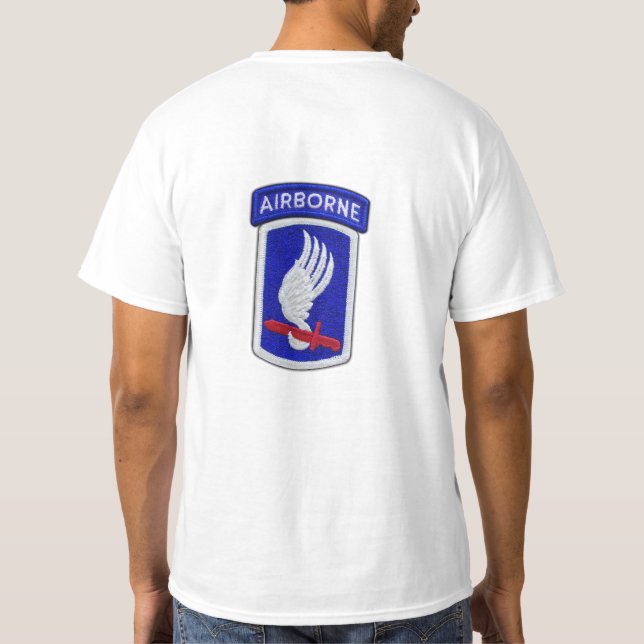 Army 173rd Airborne Brigade veterans vets T-Shirt (Back)