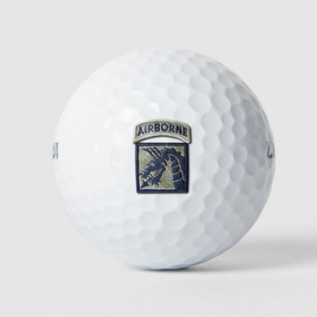Army 18th XVIII Airborne Corps Vets Veterans patch Golf Balls (Front)