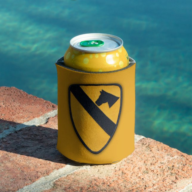 Army 1st Cavalry Division Fort Hood Can Cooler (In Situ Pool)