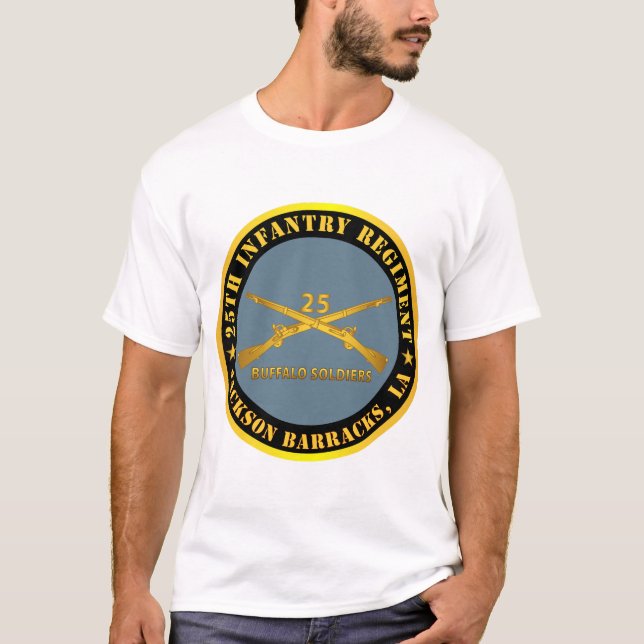 Army - 25th Infantry Regiment - Jackson Barracks, T-Shirt (Front)