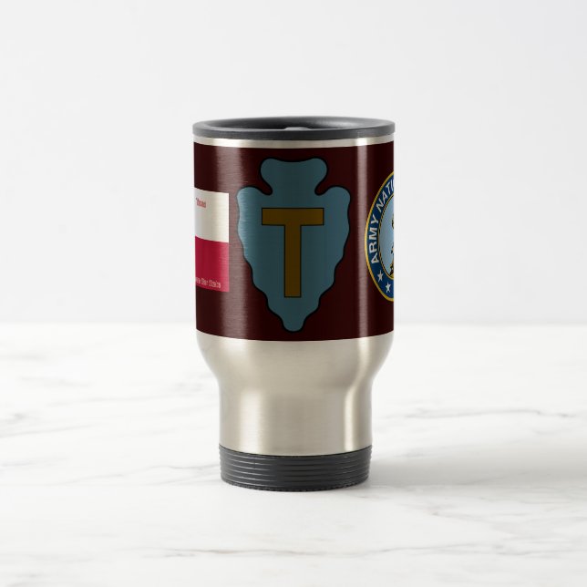 Army 36th Infantry Division Travel Mug (Center)