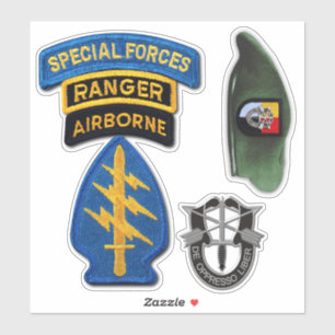 Army 3rd Special Forces Group Green Berets contour