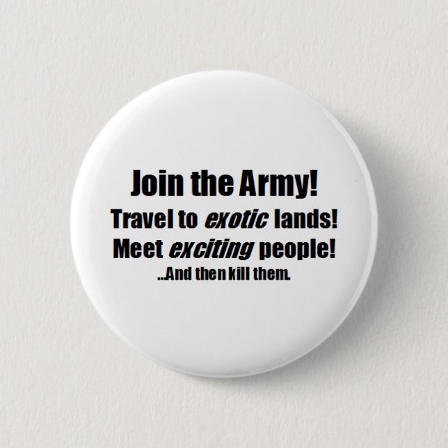 Army 6 Cm Round Badge (Front)