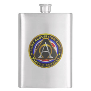 Army Acquisition Corps Hip Flask