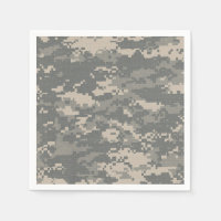 ARMY ACU Digital Camo Camouflage Pattern Napkins