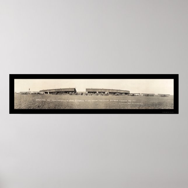 Army Aeroplanes Houston, TX Army Photo 1916 Poster (Front)