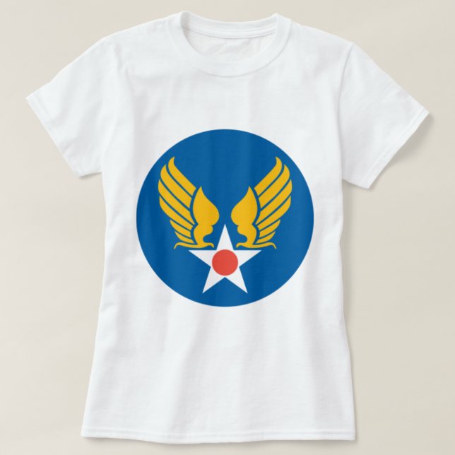 Army Air Corps Shield T-Shirt (Design Front)