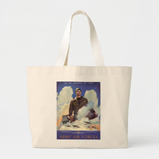 Army Air Forces Large Tote Bag